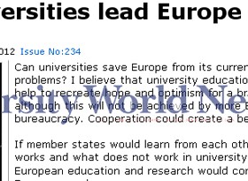 Can universities lead Europe out of crisis?